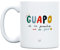 UO Taza de Regalo con Mensaje Ser el Guapo de la Familia no es fácil, Regalo para Amigos, Regalo Original para Hermanos, Regalo Divertido para primos, 350 ml, Cerámica