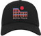 Roma Italia Rome Italy Minimalist Colosseum Halbmaschige Trucker-Cap-Baseballmütze aus Baumwolle Schwarz
