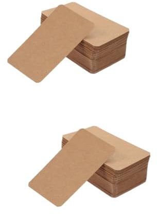 Ciieeo 200 Stk Leere Spielkarten Nachrichtenkarte Kartendeck Kleine Graffitikarten Künstler-sammelkarten Weiße Spielkarten Kraft-pokerkarten Tragbar Beschichtetes Papier Mach Es Selbst