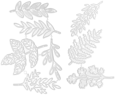 VILLCASE Blätter-Schablonen Pflanzen-Schablone Blatt-Malvorlage Wiederverwendbare Zeichnungsschablone Für Wand Diy Handwerk Natur Heimdekoration Holzschild