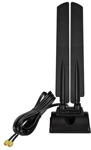 Eightwood WiFi 6E Antenna Tri-Band 6GHz 5GHz 2.4GHz RP-SMA WiFi Antenna