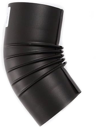 Ofenrohr FAL Rauchrohr feueraluminiert Kaminrohr Abgasrohr Schwarz Ofenzubehör Ofenknie Bogen 45° 100 mm