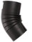 Ofenrohr FAL Rauchrohr feueraluminiert Kaminrohr Abgasrohr Schwarz Ofenzubehör Ofenknie Bogen 45° 100 mm