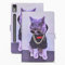 Rostsant Custodia Lenovo Tab P12 12.7 Pollici 2023 Cover Libro Lenovo Tab P12 PU Stand Funzione Slot per Carte Libro Cover Tablet Protettiva per Lenovo Tab P12 12.7 Pollici 2023 Bel Gatto