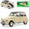 Welly Citroen 2cv Beige Ente 1949-1990 1/24 Modell Auto