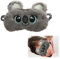 MMDOCO Schlafmaske, Nette 3D Flauschige Tier Augenmaske, Schlafmaske Kinder, Cartoon Koala Augenmaske, Children's Sleeping Mask, Verdunkelung Schlafbrille für Reisen, for Girls, Boys, Naps, Travel