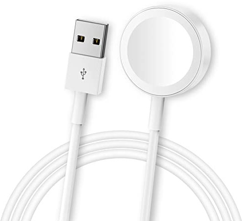 Watch Charger Magnetic Wireless Fast Watch Charger Cable 1ft for Watch Series 9 8 7 6 SE 5 4 3 2 (0.3ft)