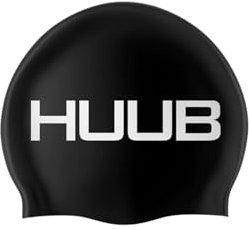 Huub Badekappe A2-VGCAP – Schwarz – leicht – die Huub Silikon-Badekappe ist in Mehreren Farben erhältlich