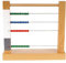 TimeTEX - Kleiner Rechenrahmen Montessori Premium | Mathematisches Lerninstrument für Rechnen im 100.000 Bereich | Maße: ca. 24x22x7,5 cm
