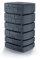Regenwassertonne 500L Regentank Regenbehälter Regentonne 130 x 77,5 x 58,3 cm Wassertank (Anthrazit)