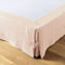 Cache sommier 140x190 cm Gaze de Coton Guimauve