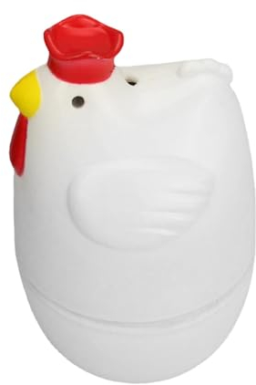 Moxeupon Cuiseur à œufs durs, cuiseur à œufs à la coque, cuiseur à œufs individuels pour micro-ondes, ustensile de cuisine, capacité pour un seul œuf, accessoire de cuisine efficace pour le