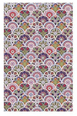 Spiegelfolie Fenster Sichtschutz Rotes Mandala Fensterfolie Blickdicht,Selbstklebend Glasfolie,Sichtschutzfolie Fenster,Ohne Klebstoff Uv-Schutz Glasfolie Für Wohnzimmer Küche