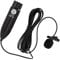 Microfono Lavalier, Microfono Lavalier con Alimentazione Phantom 48 V, Microfono da Bavero Mono Omnidirezionale XLR a 3 Pin, Microfono con Clip per Riprese Video, Podcasting,