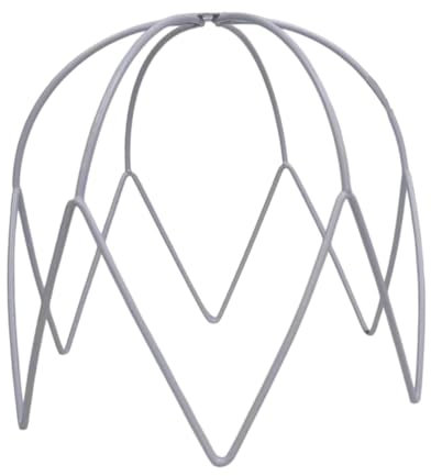 Baoblaze Metallkäfig, DIY-Lampenschirmrahmen, industrielle Pendelleuchte, dekorativer Drahtlampenschirm für Deckenleuchte, Tischlampe, A