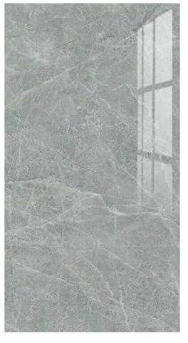 sports flyfree 10Pcs Marble Tiles Sticker 30x60cm Self-Adhesive Stick On Kitchen Home Wall Bathroom Decor (Light Grey)
