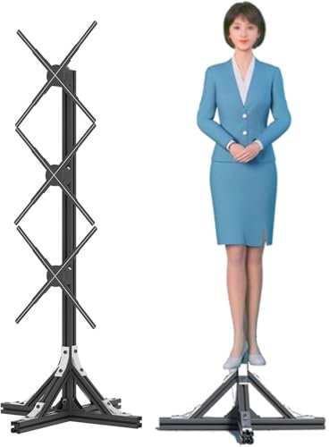 173 cm 3D-Hologramm-Ventilatordisplay Und -ständer, 3 X Ventilatoren Mit Bluetooth, App Und Fernbedienung, Anpassbare Videoinhalte for Ausstellungen, Messen Und Werbung