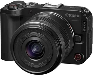 Canon EOS R50 V Mirrorless Camera Kit with RF-S14-30mm F4-6.3 is STM PZ Lens – Black | 24.2 MP APS-C Sensor, 4K Video, Compact Design