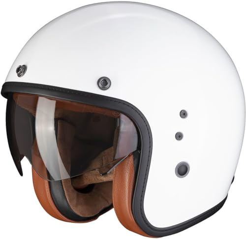 SCORPION BELFAST EVO LUXE White M | Fiberglas-Schale