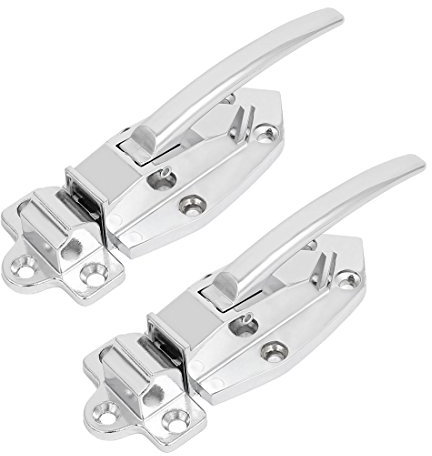 sourcingmap 165mm Long Screw Fixed Freezer Cooler Oven Door Pull Handle Latches Locks 2pcs