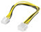 CABLEPELADO Câble d'alimentation EPS 8 broches, câble d'extension EPS 8 broches, câble EPS 12 V, 8 broches, câble d'extension ATX/EPS, mâle à femelle, 8 broches