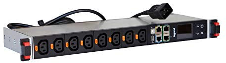 Legrand Smart Rack-PDU Metered & Switched 19 Inch 2U, 32A-230V, IEC 320 Sockets: 16 x C13, 7.4 kVA max, with real-time power measurement and ambient monitoring