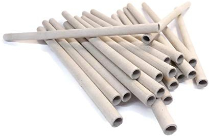 7 x 9 x 200mm Papphülse, Braun, parallel gewickelt, fest, paper tubes, Papierhülse, cardboard tubes, Insektenhotel, Nisthülsen, Bruthülsen, Wildbienen, verschiedene Stückzahlen verfügbar (500)
