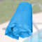 Pool Folie oval 3,00m x 5,00m x 1,20m Folienstärke 0,8mm blau mit Einhängebiese