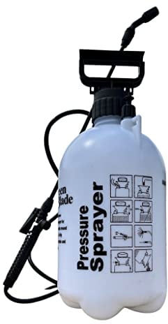 ZYBUX Green Blade Pump Action Pressure Sprayer - Water Pump Sprayer for Garden Weed Killer with Adjustable Nozzle, Safety Valve - Ideal for Pesticides, Insecticides, Fungicides - (5 LITRES)