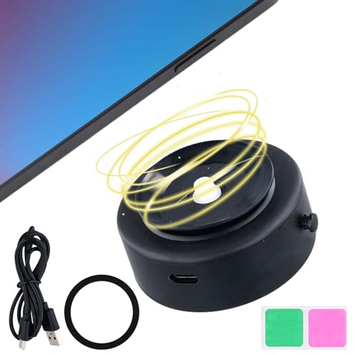 Magnetic Car Suction Cup Phone Holder, 360° Rotation Magnetic Suction Mobile Phone Mount Adjustable Cell Phone Suction Holder for Dashboard Windshield Mirror Gym (Black)