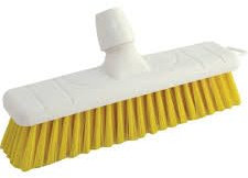 Cotswold 30.5cm Stiff Polypropylene Sweep Broom Head, Yellow (6)