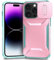 Yerebel Case for iPhone 14 Pro Case, Apple 14 Pro 6.1 Case with Slide Camera Cover, Military Grade Non-Slip Heavy Duty Rugged Shockproof Protective Phone Cover for iPhone 14 Pro PC Pink