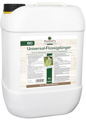 10L HaGaFe Bio Flüssigdünger Universal, Universaldünger, Blattdünger für alle Kulturen, Gemüsedünger, Blumendünger, Obstdünger