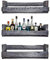 SHaBBY ViNTaGe PaLeTTeNReGaL (HxLxT: 23x8ox9,5cm) shabby grau aus Echtholz ideal auch als Weinregal, Wandbar oder Gewürzregal