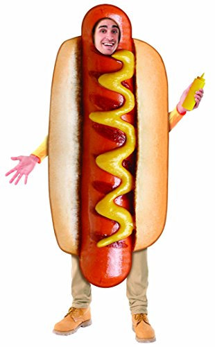 Forum Unisex-Erwachsene Photo-Real Hot Dog Kostüm, Größe M