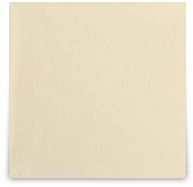 Funny Cocktail Servietten | 24x24 cm, 2-lagig, Crème | 3600 Stück