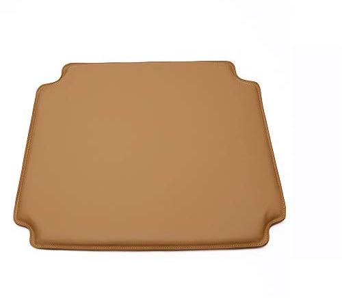 Tomile Querlenker-Stuhlkissen, Esszimmerstuhl Sitzpolster, Y Chair bequemes PU + Weichschaum Sitzkissen/Stuhlkissen (Braun)