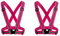 HYCOPROT 2 X Reflektierend Laufen Weste Reflektorweste Sicherheitsweste Fahrrad Motorrad Auto Leicht Elastisch Laufweste Joggen für Damen Herren Erwachsene Kinder (Rosa)…