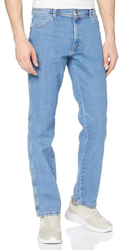 Wrangler Herren Durables Regular Fit Jeans, Light Stone, 40W / 30L