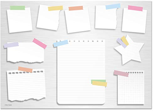Edition Seidel Schreibtischunterlage Wochenplaner Papier zum Abreißen DIN A3 To Do Schreibunterlage 25 Blatt Papierunterlage Abrissblock Wochenplaner Schulsachen Schreibtisch Tischunterlage (Post 1)