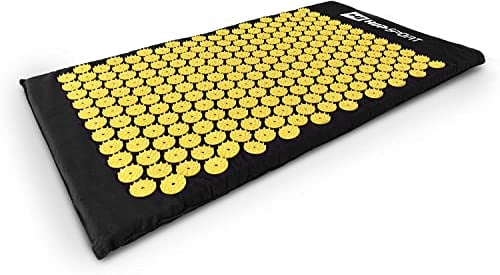 Hop-Sport Akupressurmatte HS-C072AM Nagelmatte zur wohltuenden Entspannung bei Schmerzen, Abmessungen 70 x 41x 2,5 cm (Grau)