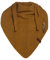 KNIT FACTORY - Dreiecksschal Coco - Damen Strickschal mit Wolle - Umschlagtuch für den Herbst und Winter - Winterschal - Dreieckstuch - Hochwertige Qualität - XXL Schal - 190 x 85 cm - Ocker/Tobacco