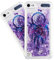 IMEIKONST Glitzer Handyhülle für iPod Touch 7 Hülle, Paillette Fließende Flüssigkeit Transparent Silikon TPU Stoßfest Schutzsto ßstange Hülle für iPod Touch 6 / Touch 5 Bling Dream Campanula YB
