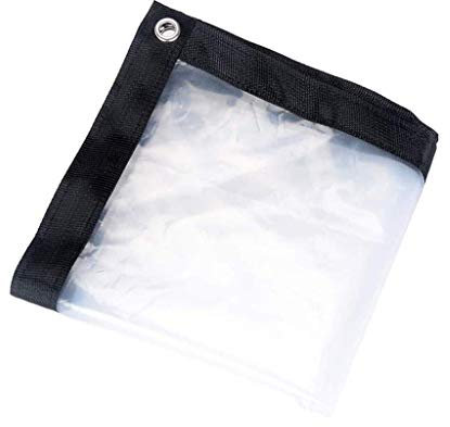 PROUH Telone Occhiellato 4x6m, Telone Impermeabile per Piscina, Telone Telo Copertura, Vetro Trasparente, Telo Isolante in Serra, per Esterno Mobili, Vari Colori E Misure.