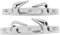 Boat Bow Chocks Polierte Mooring Cleat Boat Cleat Silver Boat Fairlead Dock Cleats Boot, Ersatzteile Boote, Yachten