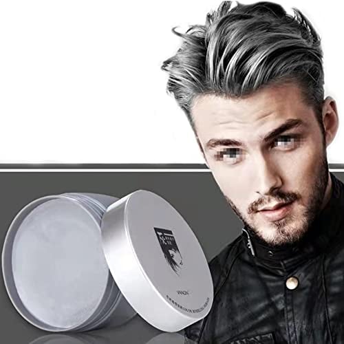Haarwachs Haarfarbe Temporäres Haarfarbe Waschbar Natürliches Einweg-Haarwachs für DIY Haarstyling Cosplay Allerheiligen