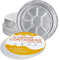 BYKITCHEN Tin Foil Dishes, 9 Inch 20 Pack Sturdy Aluminium Flan Cases with Lids, Disposable Foil Pie Plates, Round Aluminium Trays for Baking Cake and Cooking