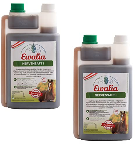 Generisch Ewalia Nervensaft I für Pferde - Doppelpack - 2 x 1L