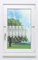 Plauener Spitze Scheibengardine Spitze (Bx H) 96cm * 30cm weiß