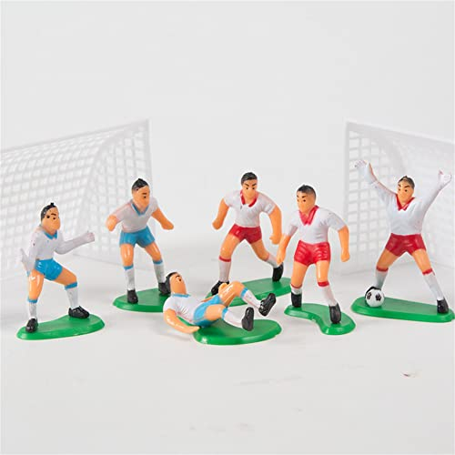 Football Cake Topper Football Cake Decorations Personalised Soccer Cupcake Toppers Football Figures Birthday Decorations for Sport Theme Party